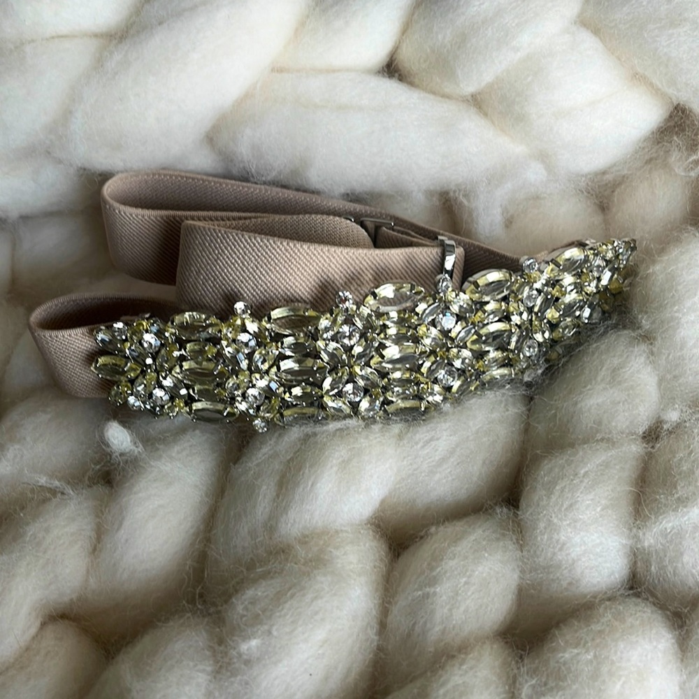 BCBG Max Azria Belt with Jewel Stones